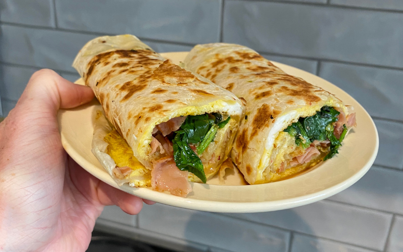 Quick Brekkie Wrap