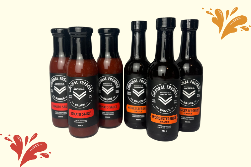 6 Pack Pre-Set Bundle | Worcestershire &amp; Tomato Sauce