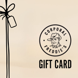 corporal freddie's gift card